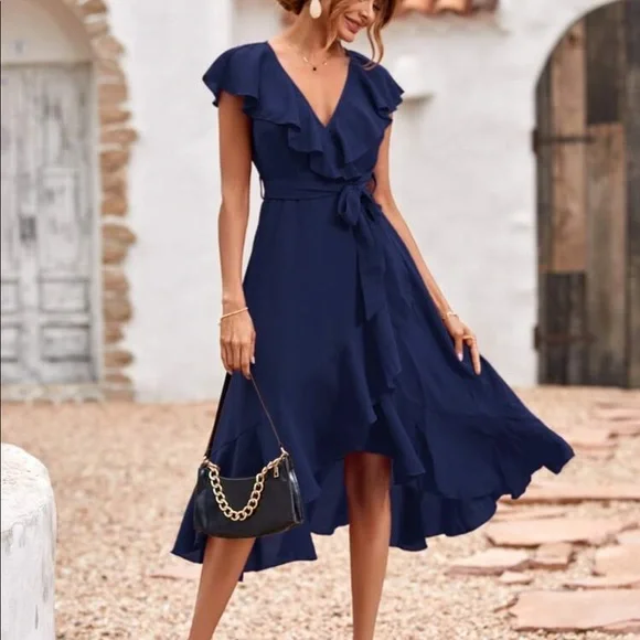 princess polly baby blue dress 25 Best Boho Wedding Dresses for 2025 main image 0
